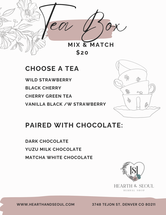 Chocolate & Tea Pairing Valentine's Box